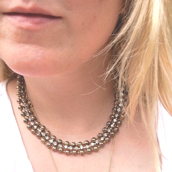 J. Crew Vintage Crystal Necklace - Picture 6 of 7